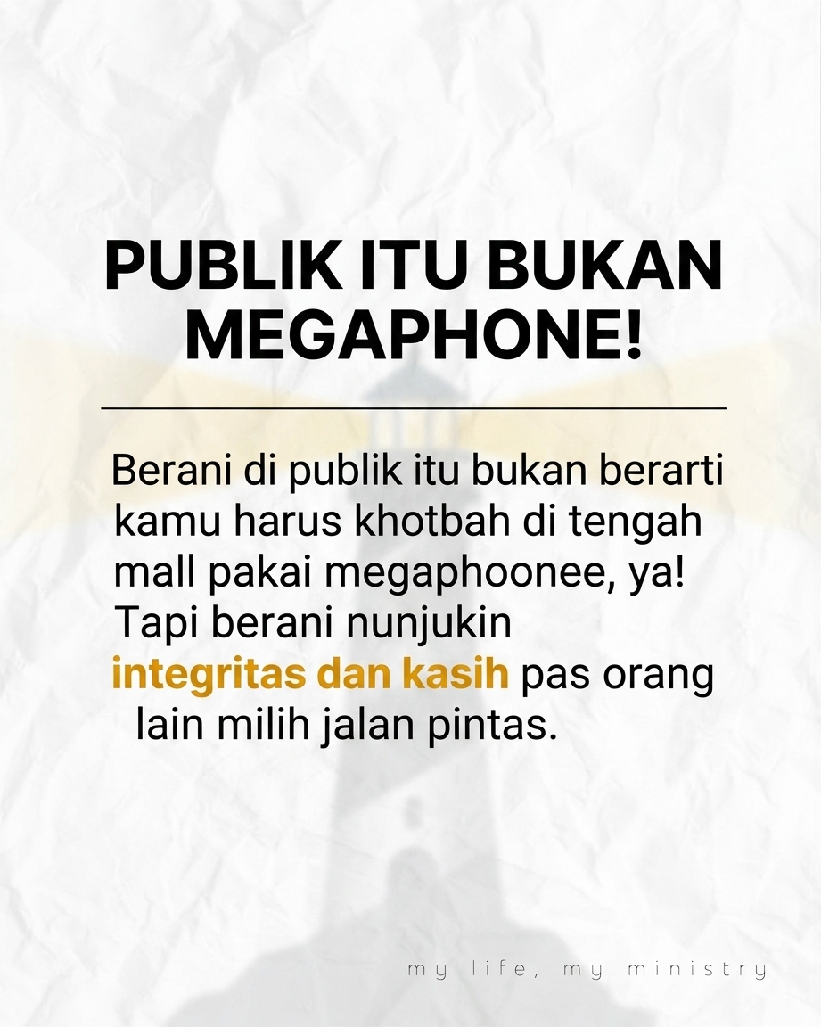 POV Kamu satusatunya yang beda di tongkrongan... Berani speak up nggak? Atau milih jadi Secret Agent yang imannya disimpan rapatrapat?