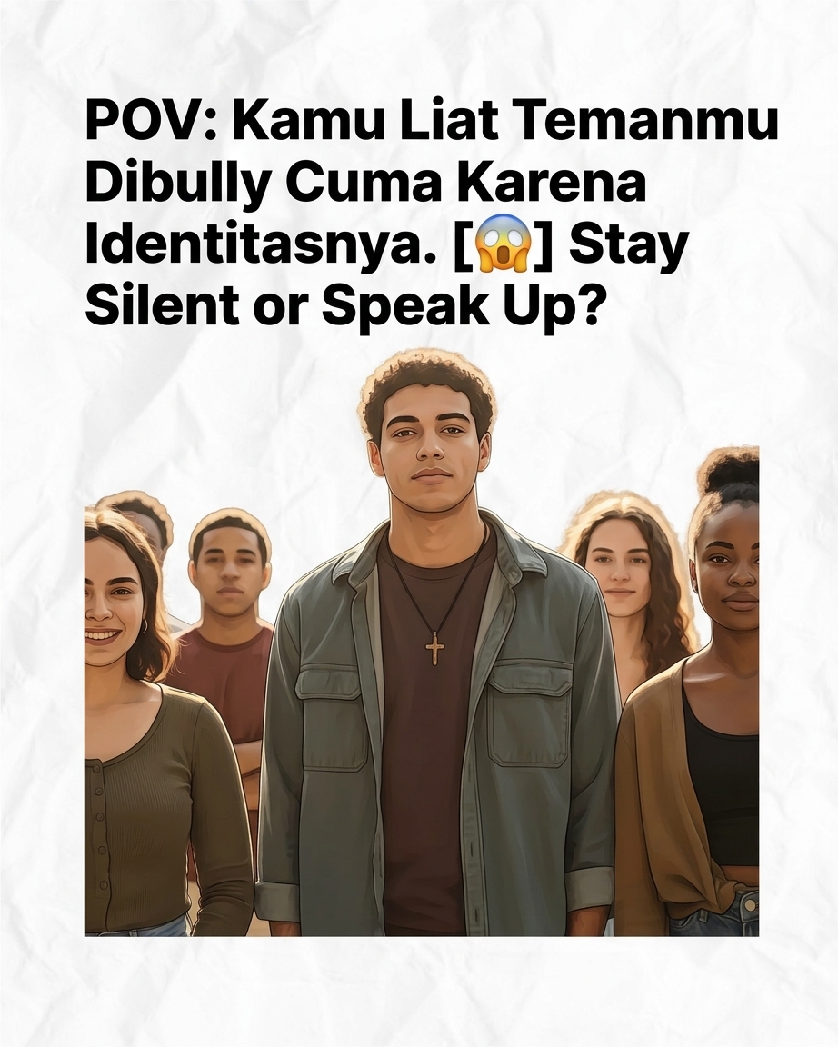 POV Kamu Liat Temanmu Dibully Cuma Karena Identitasnya. Stay Silent or Speak Up?