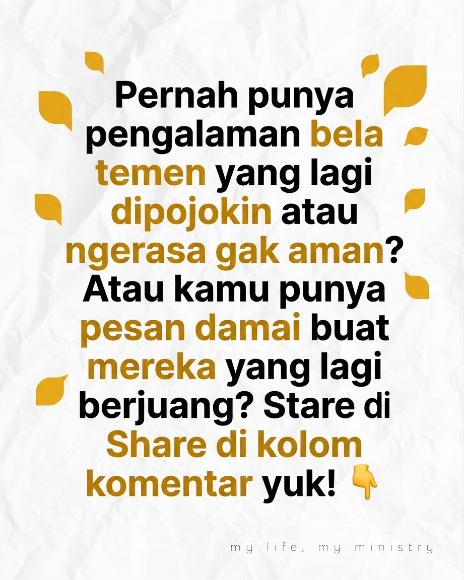 POV Kamu Liat Temanmu Dibully Cuma Karena Identitasnya. Stay Silent or Speak Up?