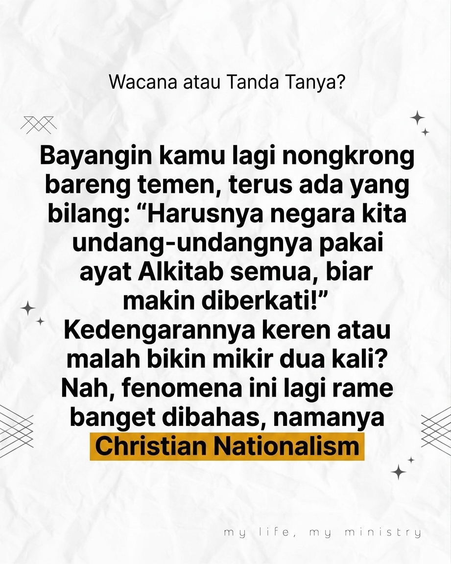 Judul Gereja atau Partai Politik? Kok Batasnya Jadi Tipis Ya!