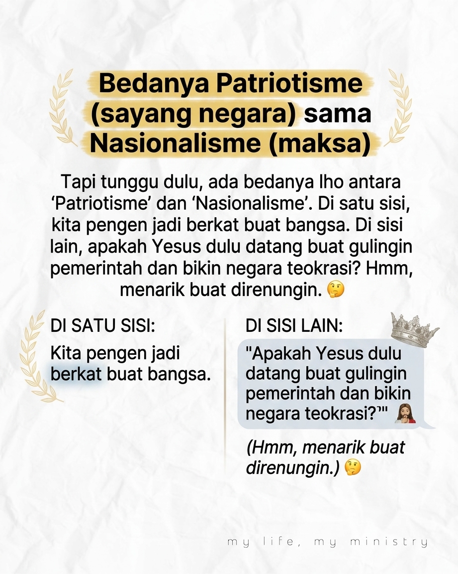 Judul Gereja atau Partai Politik? Kok Batasnya Jadi Tipis Ya!