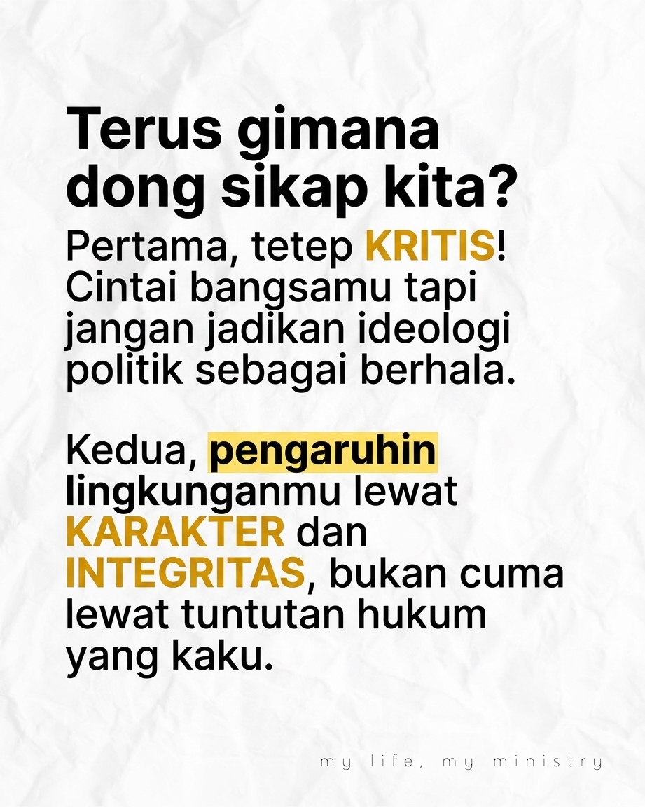 Judul Gereja atau Partai Politik? Kok Batasnya Jadi Tipis Ya!