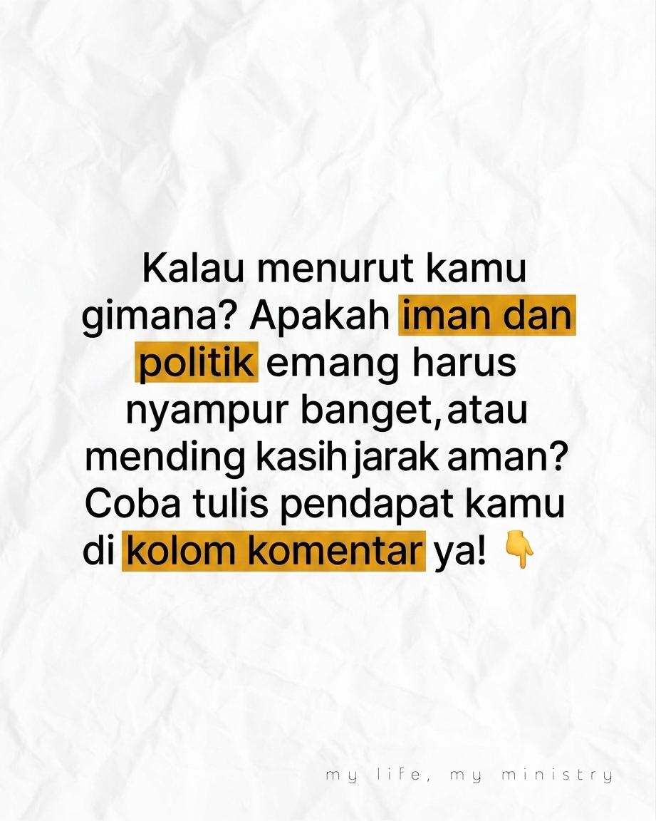 Judul Gereja atau Partai Politik? Kok Batasnya Jadi Tipis Ya!