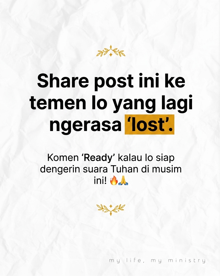POV Lagi ngerasa kering, sepi, dan sendirian banget? Ternyata itu cara Tuhan ngeDM lo! Lets talk about the Desert Experience!