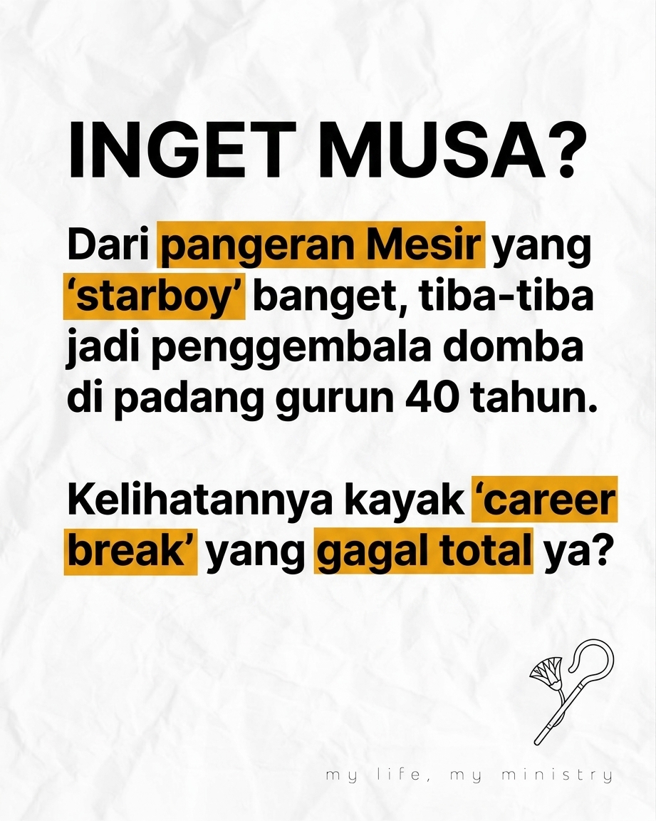 POV Lagi ngerasa kering, sepi, dan sendirian banget? Ternyata itu cara Tuhan ngeDM lo! Lets talk about the Desert Experience!