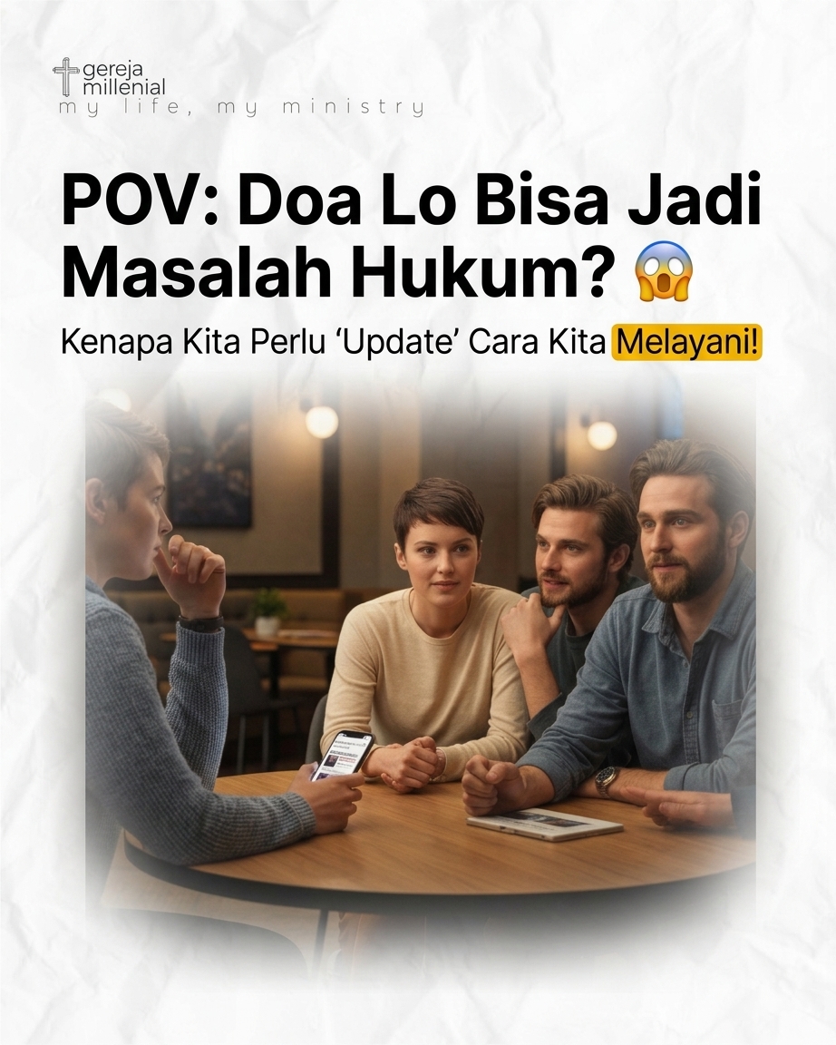 POV Doa Lo Bisa Jadi Masalah Hukum? Kenapa Kita Perlu Update Cara Kita Melayani!