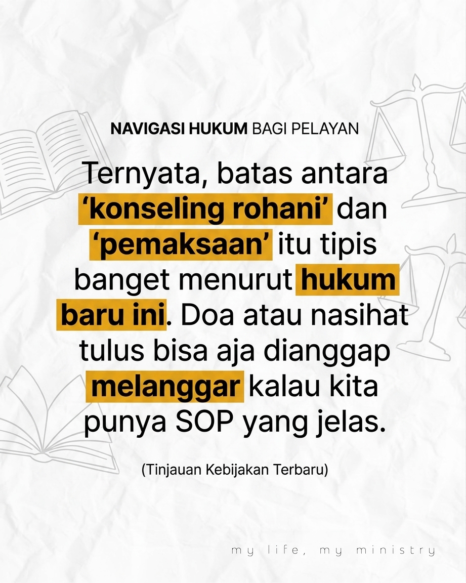 POV Doa Lo Bisa Jadi Masalah Hukum? Kenapa Kita Perlu Update Cara Kita Melayani!