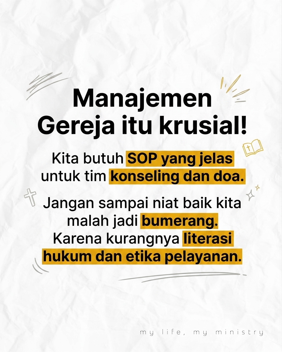 POV Doa Lo Bisa Jadi Masalah Hukum? Kenapa Kita Perlu Update Cara Kita Melayani!