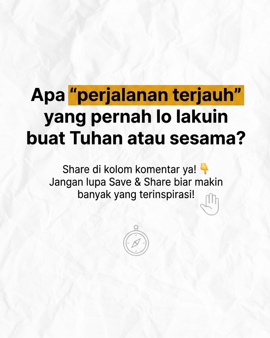3 HARI DI ATAS KANO DEMI SEBUAH SENYUMAN? Kisah perjuangan yang bakal bikin lo mikir ulang soal arti pengorbanan. Swipe buat tau ceritanya!