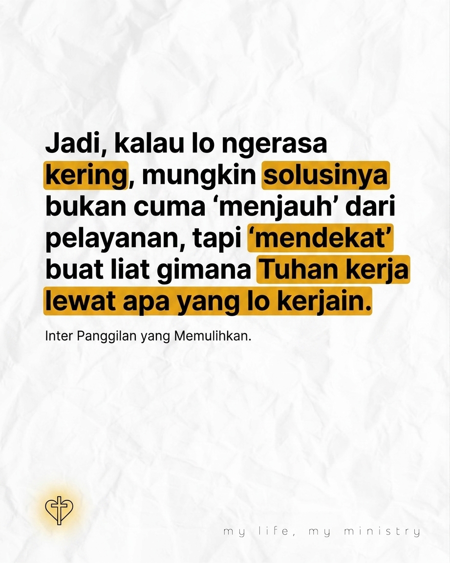 Capek Pelayanan? Mungkin Kamu Salah Cara Istirahatnya!