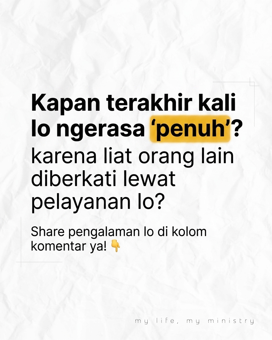 Capek Pelayanan? Mungkin Kamu Salah Cara Istirahatnya!