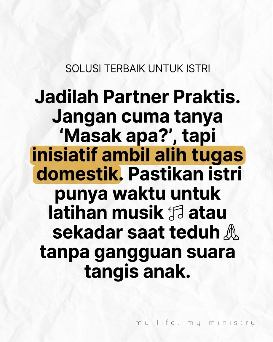 Judul Istri Lelah, Pelayanan Goyah? Rahasia Support System di Balik Panggung!