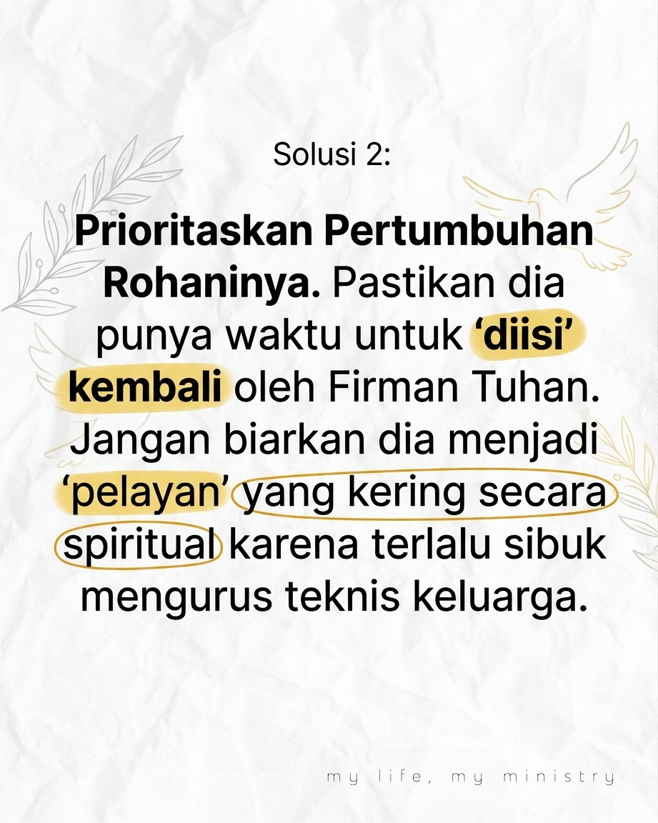 Judul Istri Lelah, Pelayanan Goyah? Rahasia Support System di Balik Panggung!