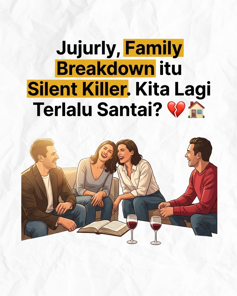 Jujurly, Family Breakdown itu Silent Killer. Kita Lagi Terlalu Santai? 