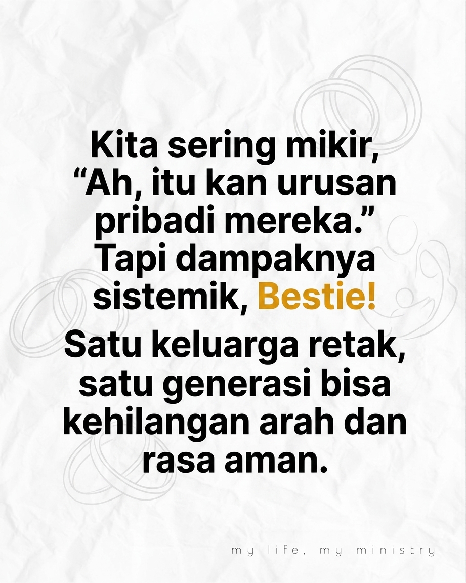Jujurly, Family Breakdown itu Silent Killer. Kita Lagi Terlalu Santai? 