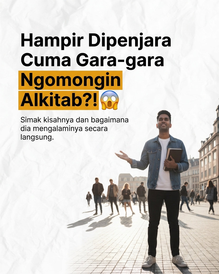 Hampir Dipenjara Cuma Garagara Ngomongin Alkitab?! 