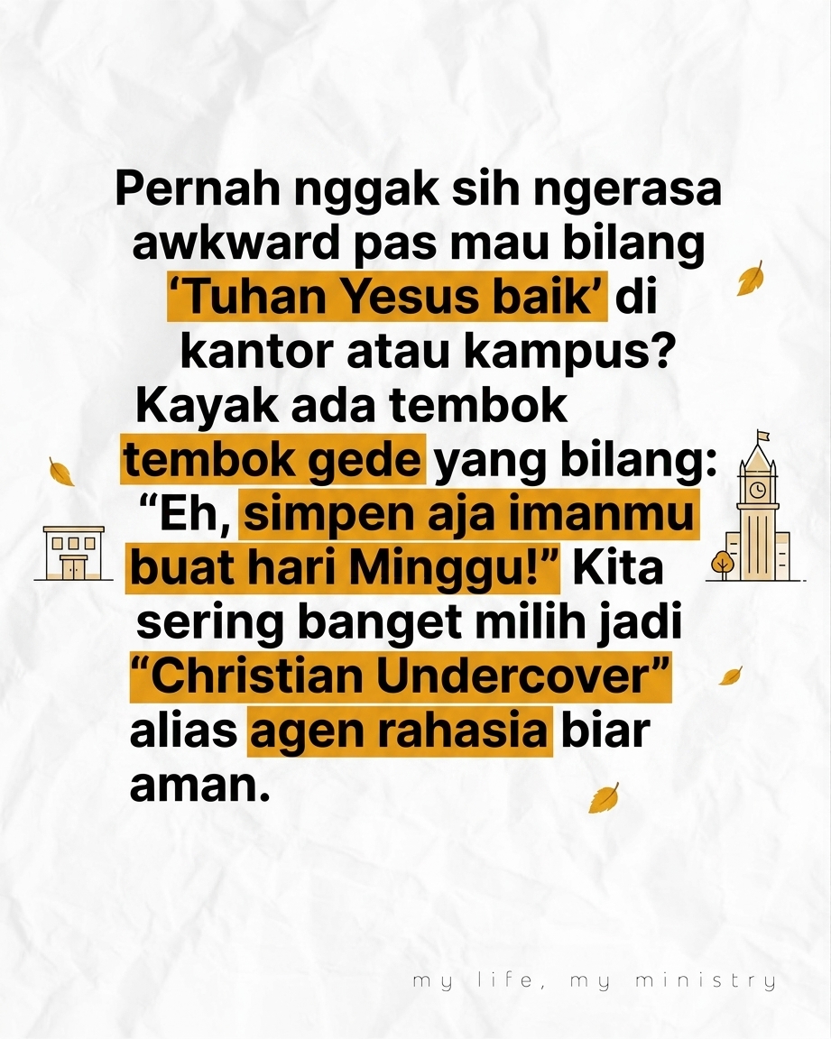 POV Kamu satusatunya yang beda di tongkrongan... Berani nggak sih nunjukin siapa kamu sebenernya?