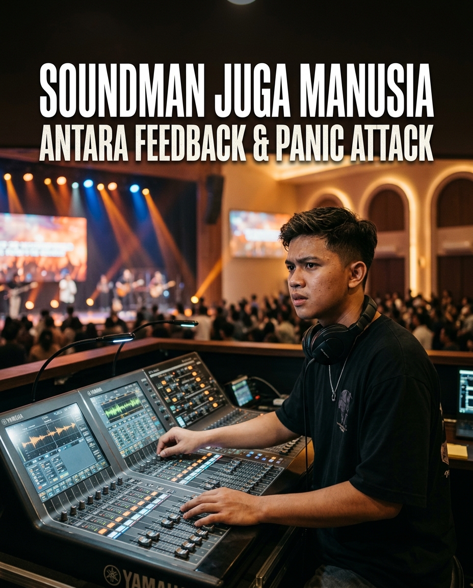 Soundman Juga Manusia: Antara Feedback, Deadline, dan Panic Attack!