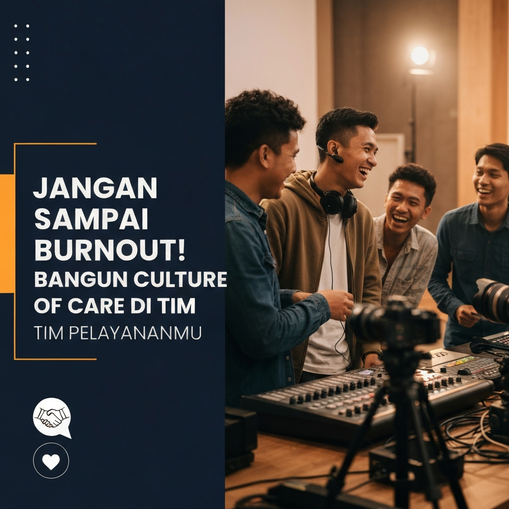 JANGAN SAMPAI BURNOUT! BANGUN CULTURE OF CARE DI TIM PELAYANANMU