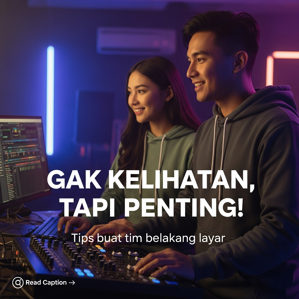 GAK KELIHATAN, TAPI PENTING! Capek di Belakang Layar tapi Tetap Semangat?