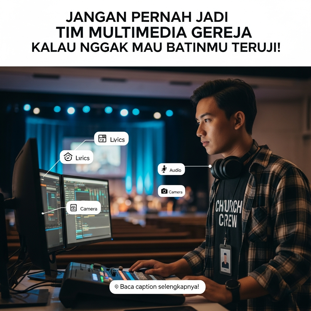 Jangan Pernah Jadi Tim Multimedia Gereja Kalau Nggak Mau Batinmu Teruji!