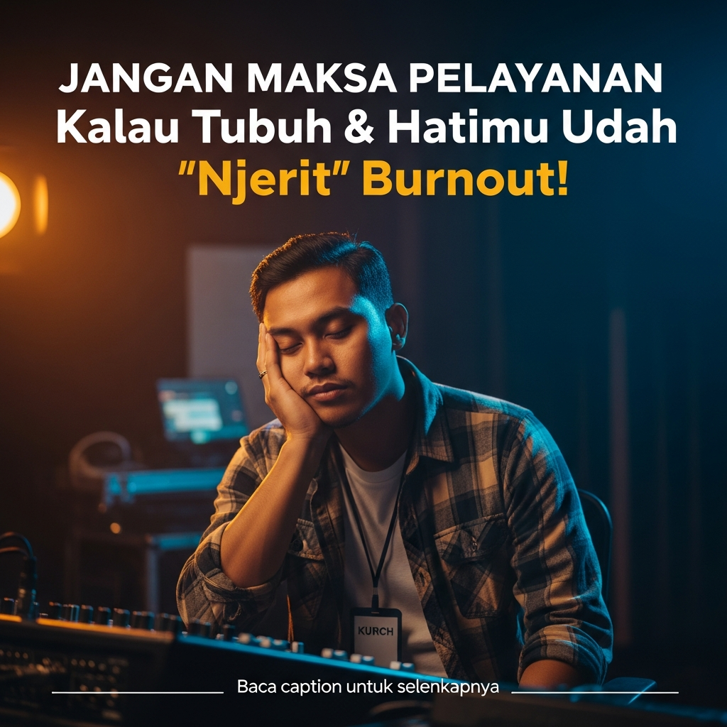 Jangan Maksa Pelayanan Kalau Tubuh & Hatimu Udah 'Njerit' Burnout!