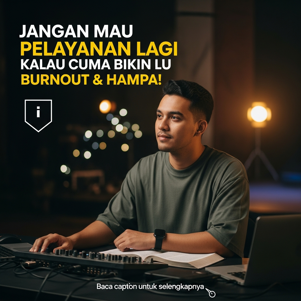 Jangan Mau Pelayanan Lagi Kalau Cuma Bikin Lu Burnout & Hampa!