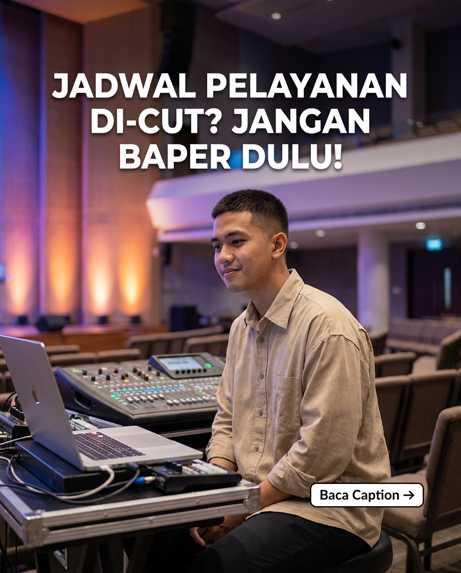Jadwal Pelayanan Tiba-Tiba Di-Cut? Eits, Jangan Baper Dulu!