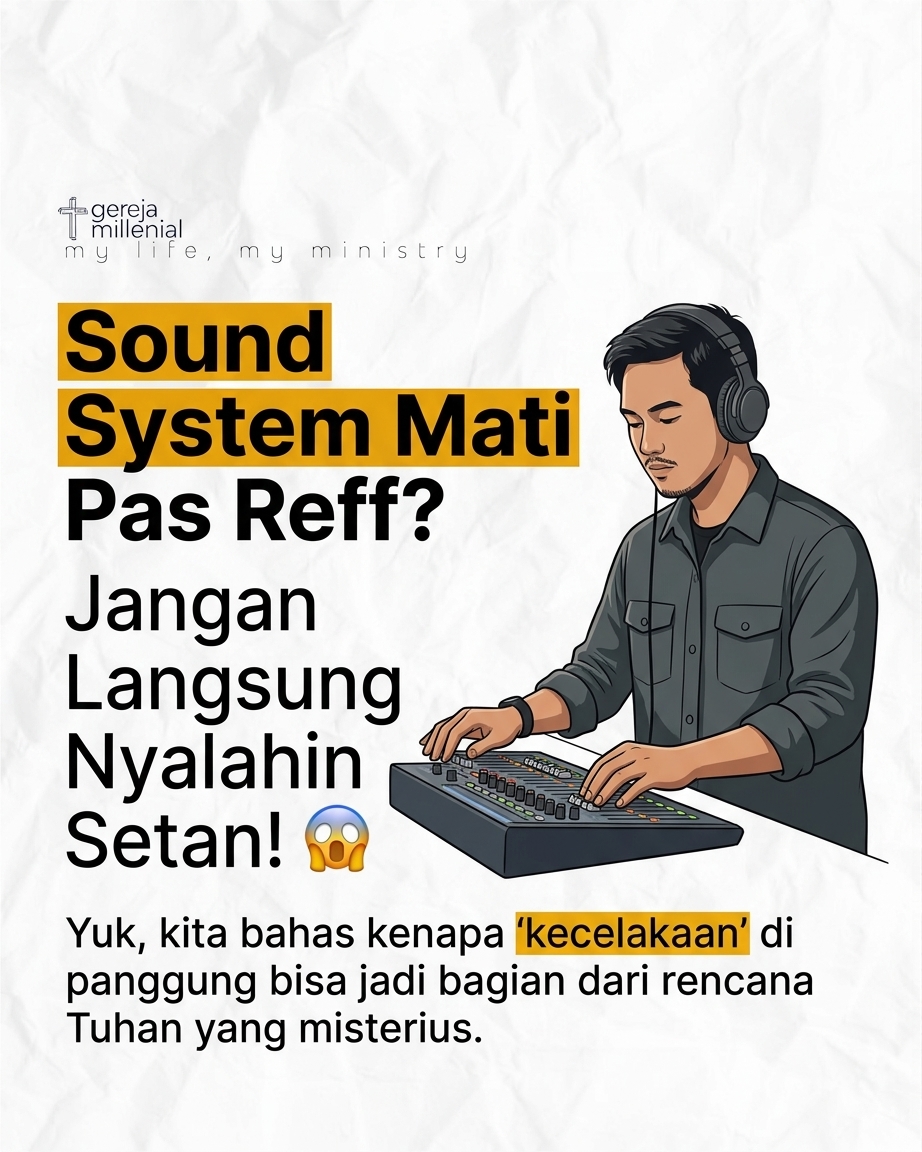 Sound System Mati Pas Reff? Jangan Langsung Nyalahin Setan! Yuk, kita bahas kenapa kecelakaan di panggung bisa jadi bagian dari rencana Tuhan yang misterius.