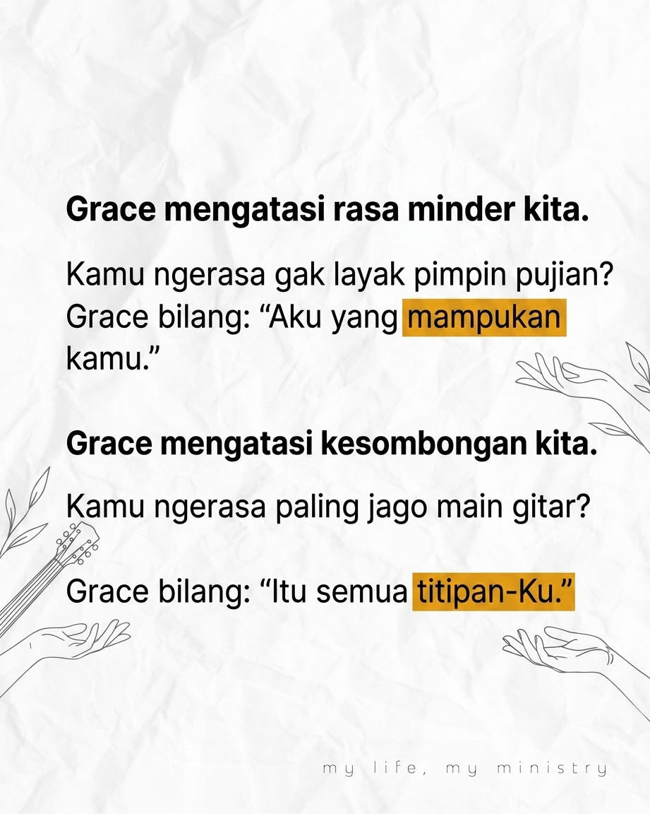 Capek Dibilang Gak Apaapa, yang Penting Hati Terus? Jujur deh, kita sering banget denger kalimat ini pas pelayanan lagi chaos atau ada kesalahan teknis. Tapi, apakah Kasih Karunia Grace itu cuma sekadar alasan buat kita tetep di posisi yang sama? Lets talk