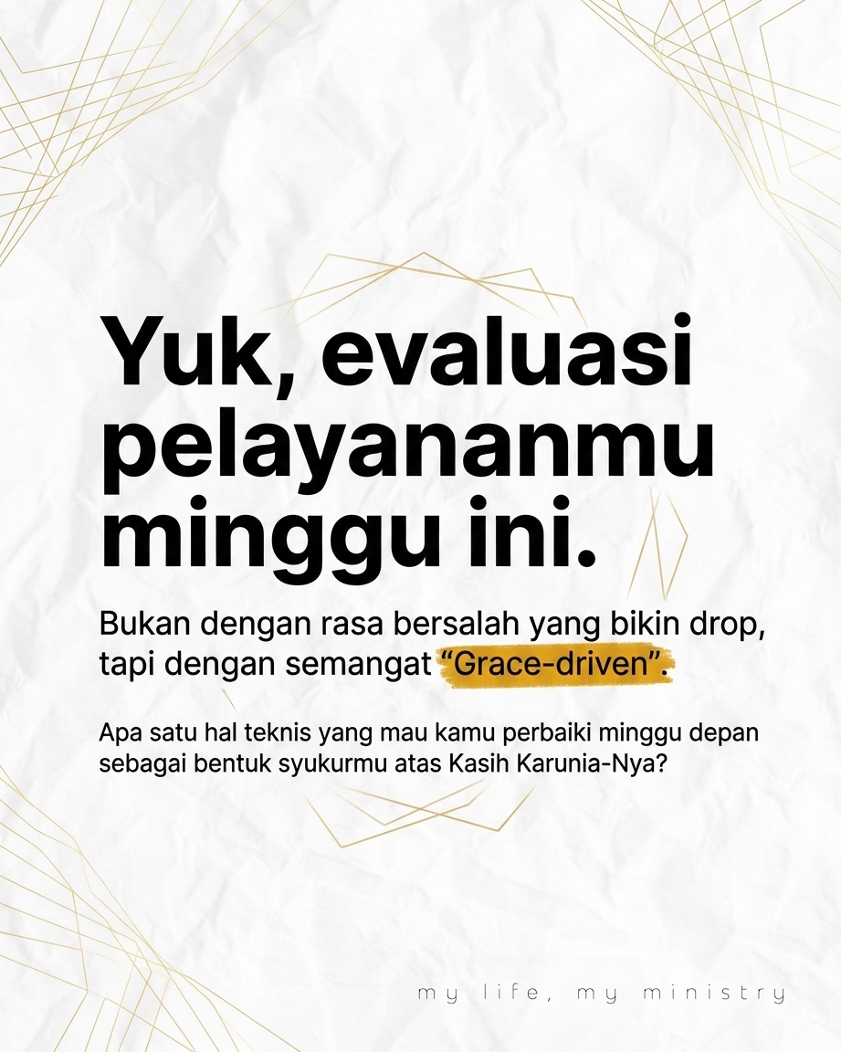 Capek Dibilang Gak Apaapa, yang Penting Hati Terus? Jujur deh, kita sering banget denger kalimat ini pas pelayanan lagi chaos atau ada kesalahan teknis. Tapi, apakah Kasih Karunia Grace itu cuma sekadar alasan buat kita tetep di posisi yang sama? Lets talk