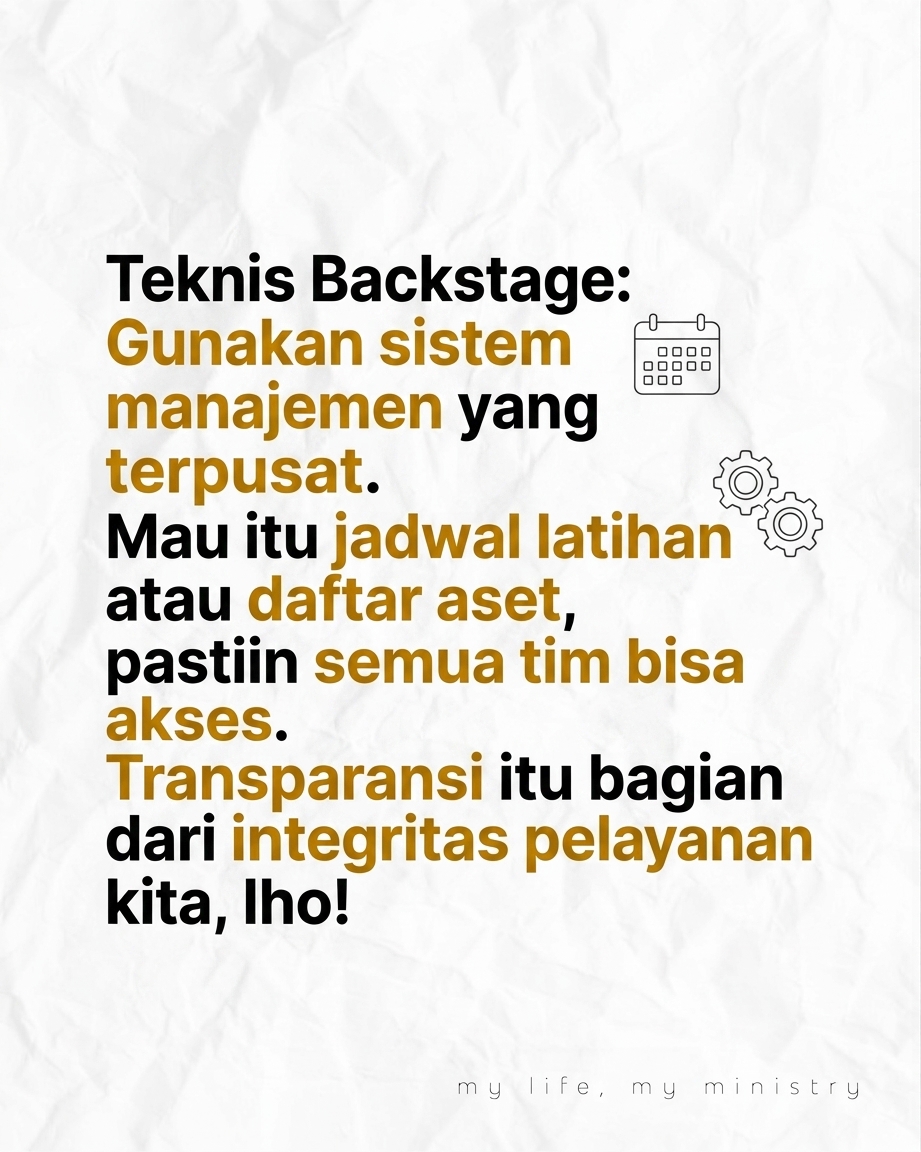 STOP! Jangan Gabungin Tim Pelayanan Kalau Belum Baca Ini!