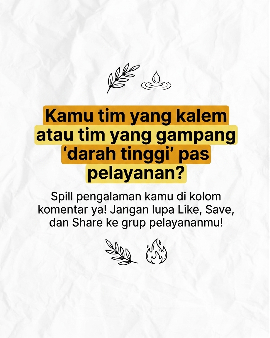 STOP MARAHMARAH DI GRUP WHATSAPP PELAYANAN! Kenapa sih kita gampang banget meledak pas lagi persiapan ibadah? Yuk, bedah rahasianya!