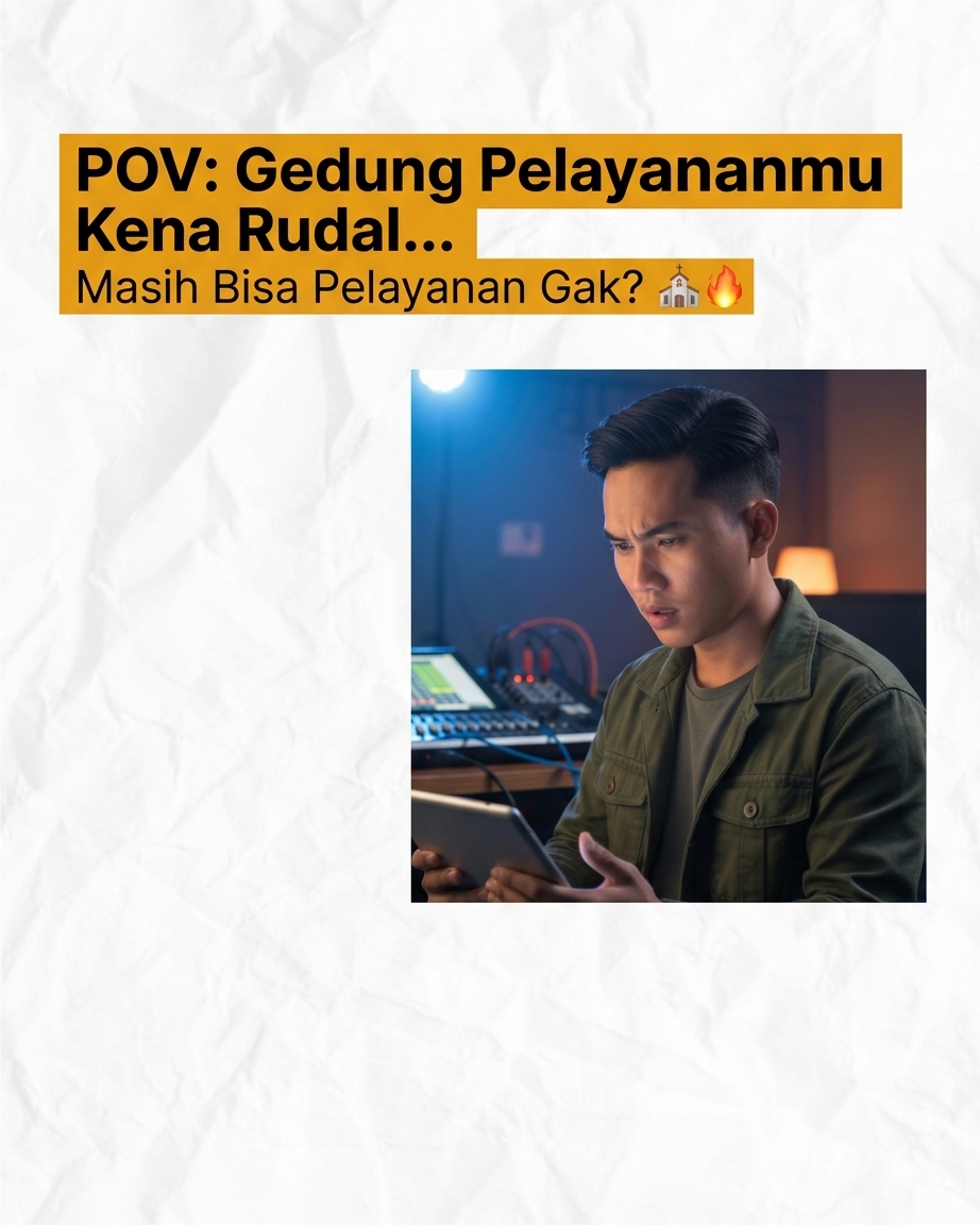 POV Gedung Pelayananmu Kena Rudal... Masih Bisa Pelayanan Gak? 