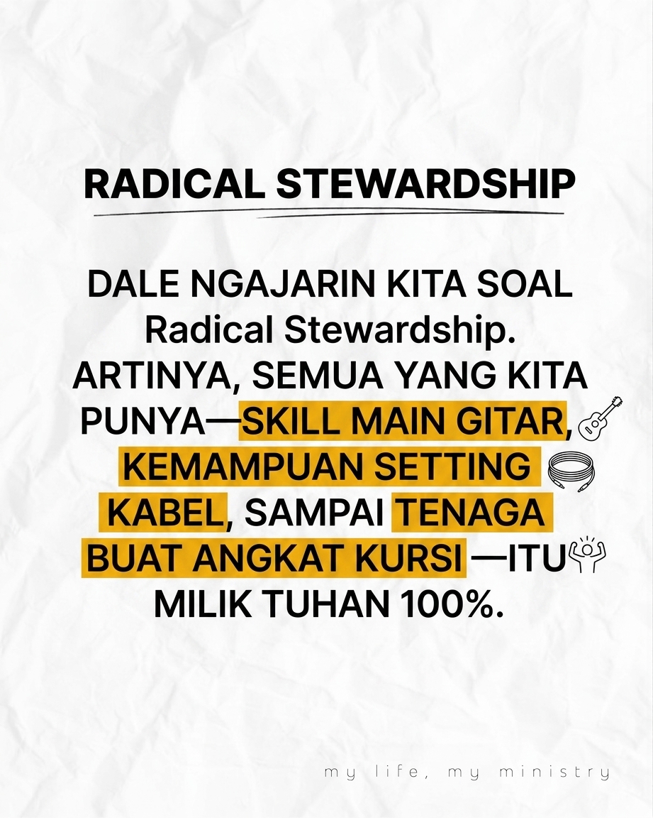Jangan Jadi Pelayan Gereja Kalau Cuma Mau Cari Panggung!