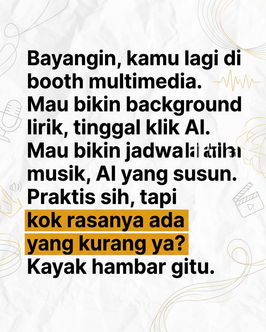 AI Bikin Kotbah Worship Jadi Robot? Jangan sampai pelayanan kita kehilangan jiwa garagara terlalu bergantung sama teknologi!