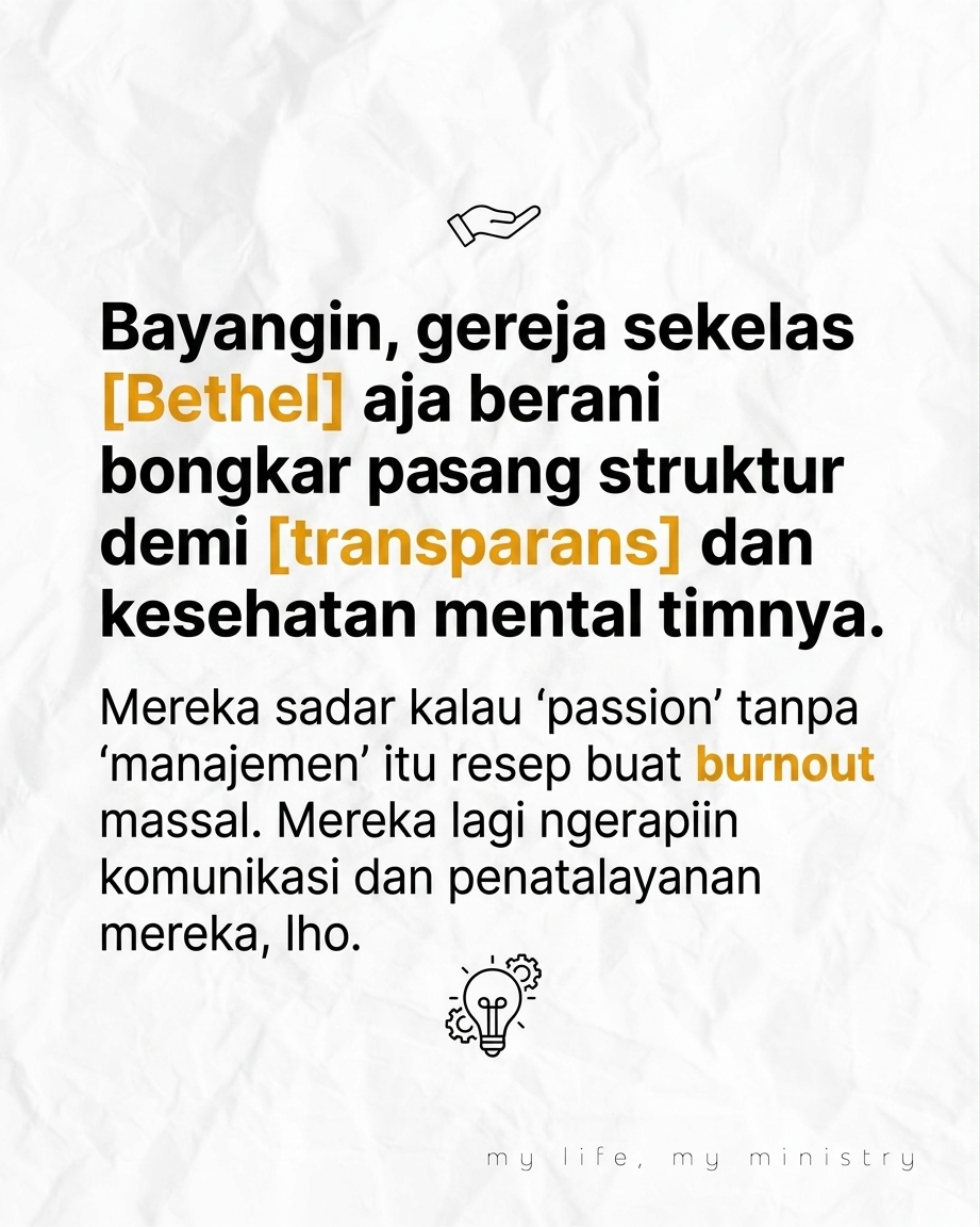 Bethel Church Aja Berubah, Masa Kita GiniGini Terus? 