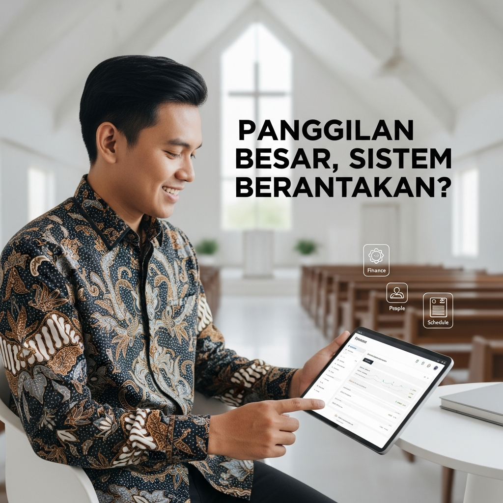 Jangan Ngaku Siap Melayani Bangsa Kalau Database Jemaat Saja Masih Berantakan!