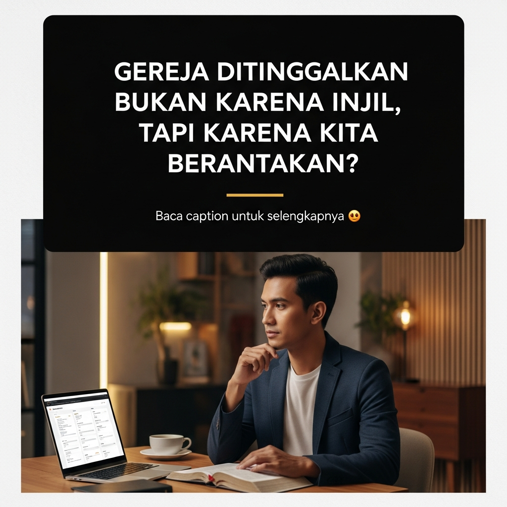 Gereja Ditinggalkan Bukan Karena Injil, Tapi Karena Kita Berantakan?