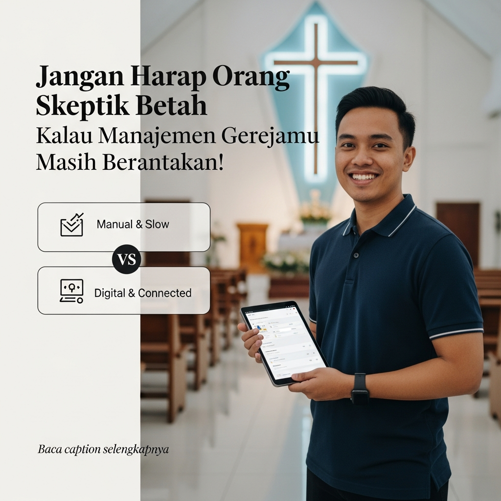 Jangan Harap Orang Skeptik Betah Kalau Manajemen Gerejamu Masih Berantakan!