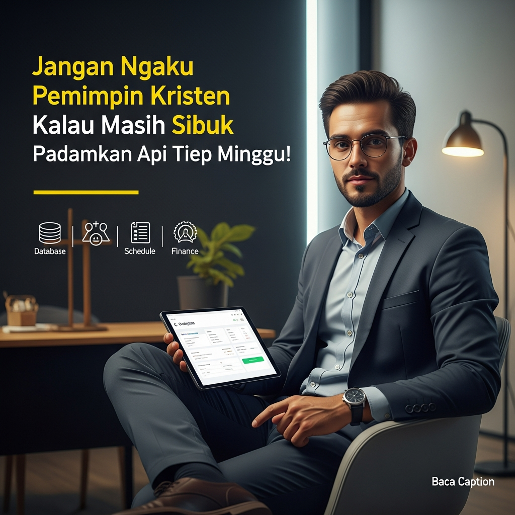 Jangan Ngaku Pemimpin Kristen Kalau Masih Sibuk 'Padamkan Api' Tiap Minggu!