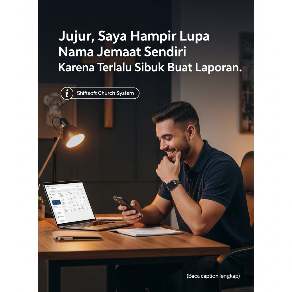 Jujur, Saya Hampir Lupa Nama Jemaat Sendiri Karena Terlalu Sibuk Buat Laporan.