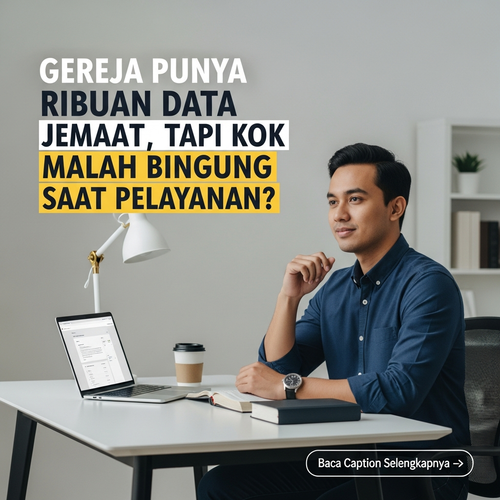 Gereja Punya Ribuan Data Jemaat, tapi Kok Malah Bingung Saat Pelayanan?