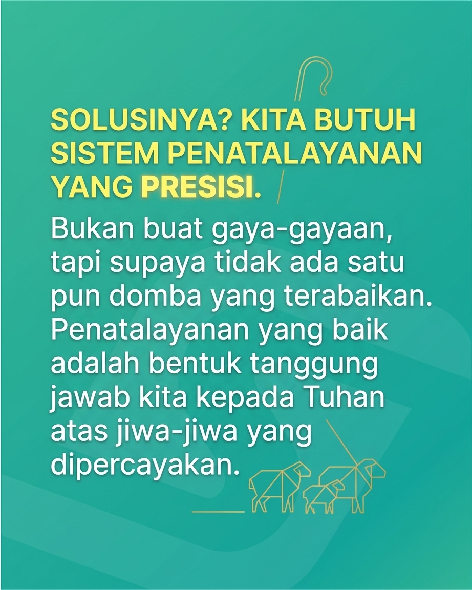 Jangan Berharap Jemaat Berani Bersaksi, Kalau Admin Gereja Masih Berantakan!
