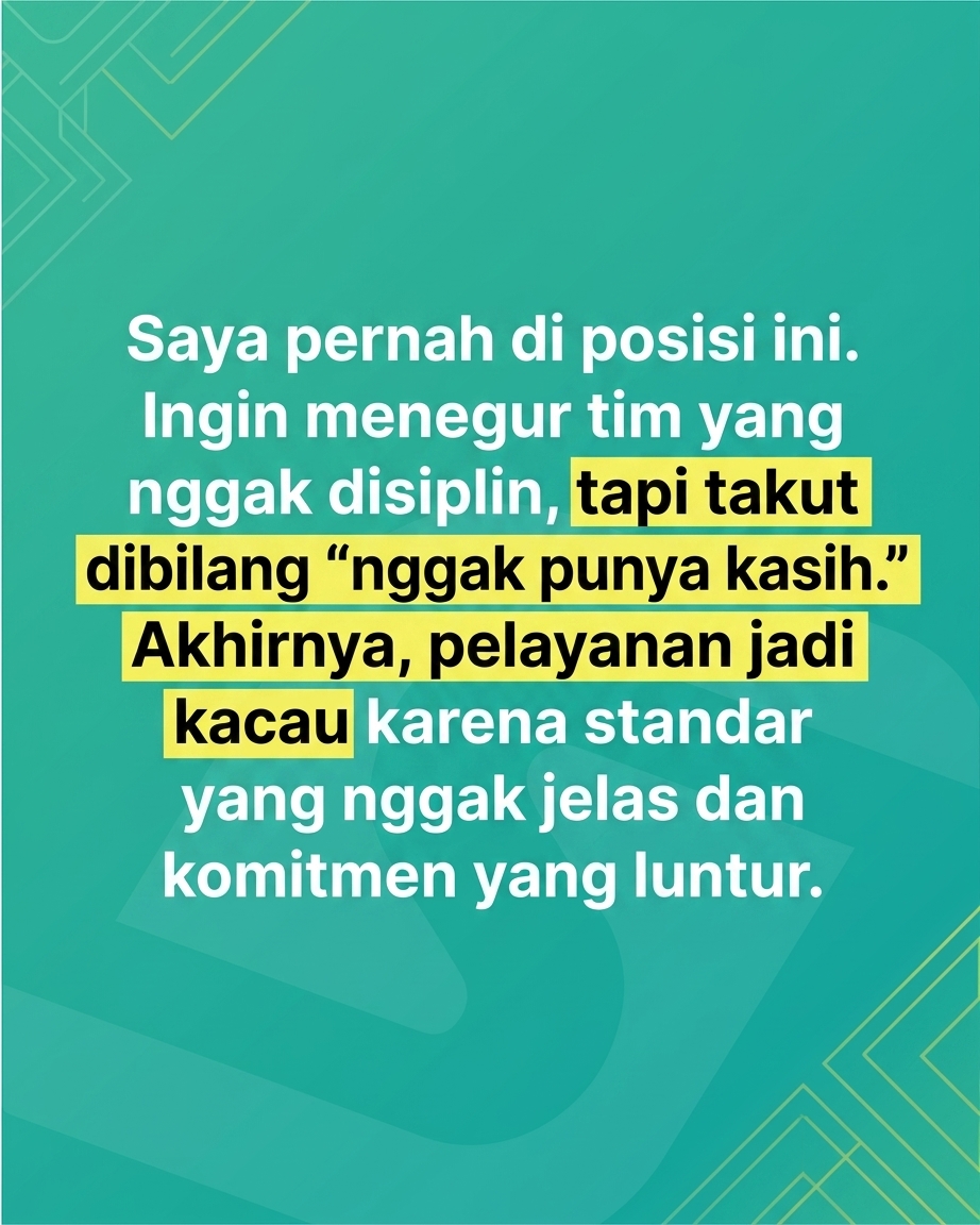 Gereja Berantakan Bukan Karena Kurang Doa, Tapi Karena Kelebihan Kasih? Seringkali kita terjebak dalam dilema antara menjaga perasaan atau menjaga standar pelayanan.