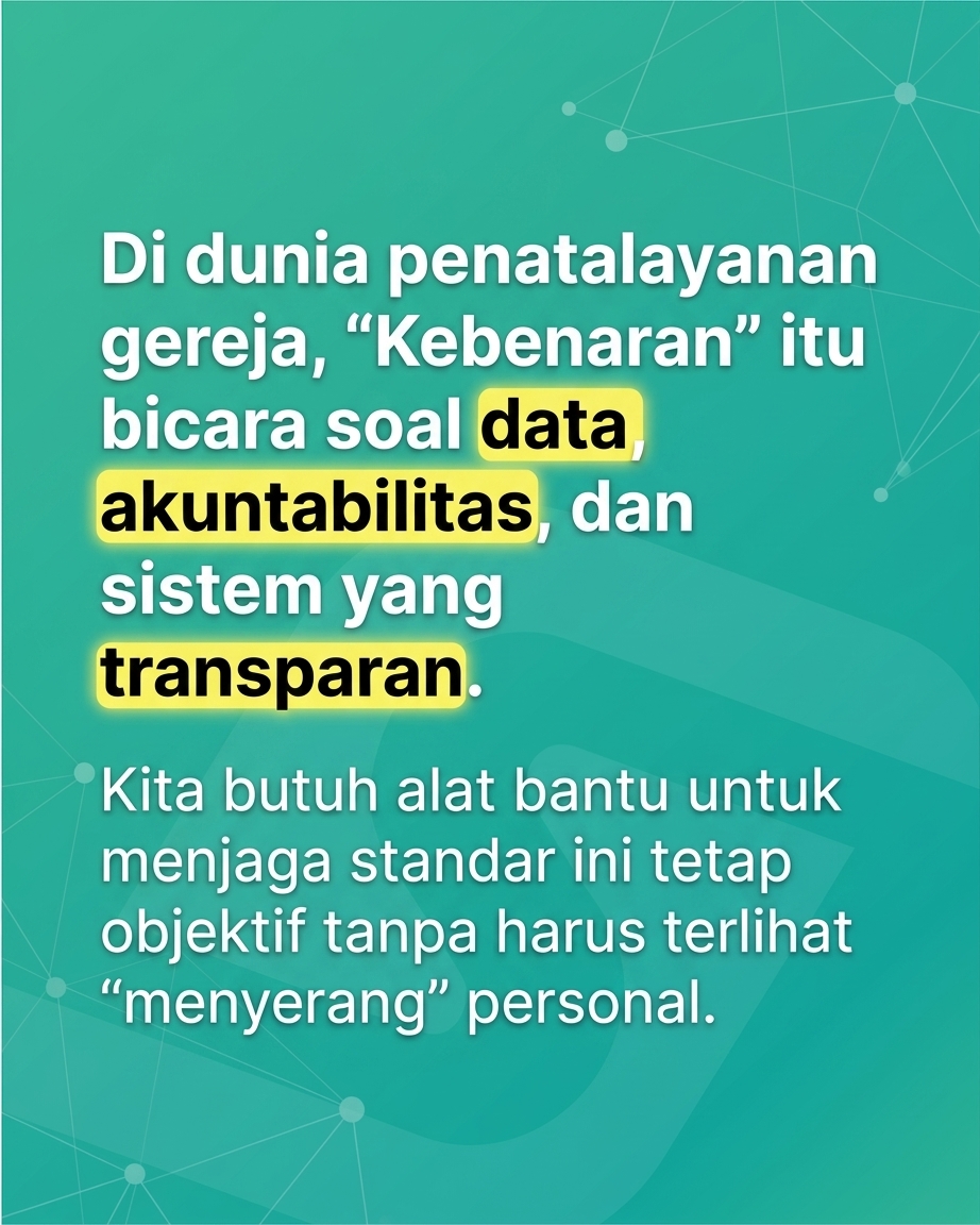 Gereja Berantakan Bukan Karena Kurang Doa, Tapi Karena Kelebihan Kasih? Seringkali kita terjebak dalam dilema antara menjaga perasaan atau menjaga standar pelayanan.