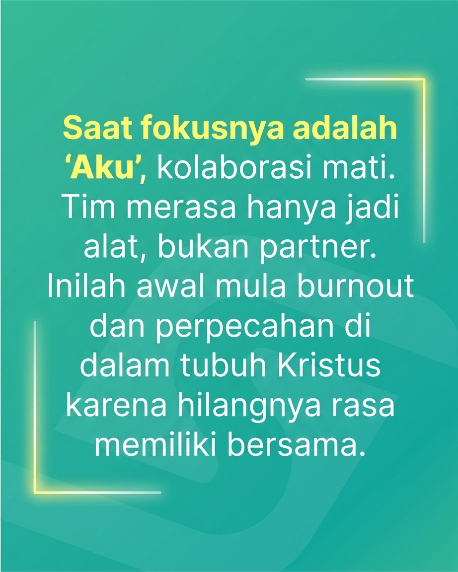 Stop Bilang Gereja SAYA Kalau Mau Pelayanan Maju! Kenapa katakata sederhana ini bisa menghambat pertumbuhan jemaat dan kesehatan organisasi Gereja Anda?