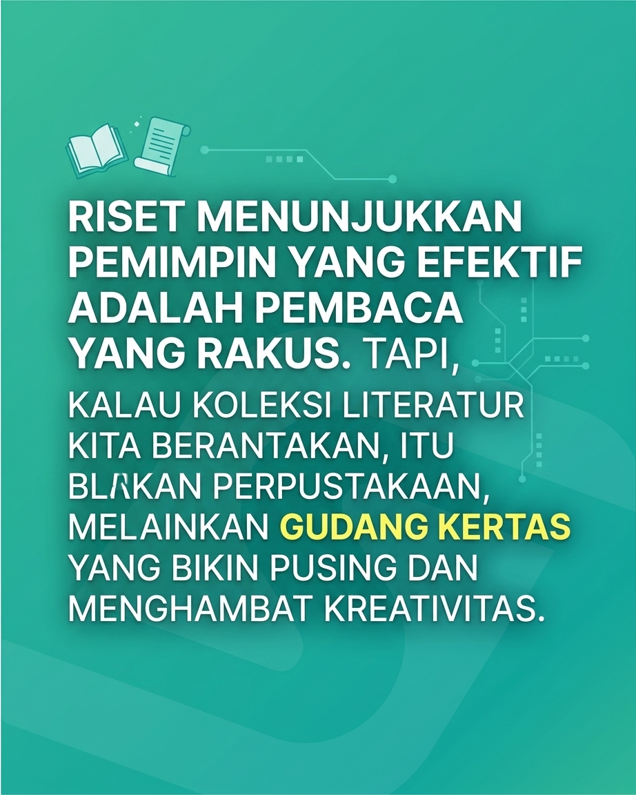 Jangan Sampai Rak Buku Jadi Kuburan Ide! Kenapa manajemen literatur dan data itu krusial buat pemimpin gereja masa kini? Yuk, kita bahas tuntas!