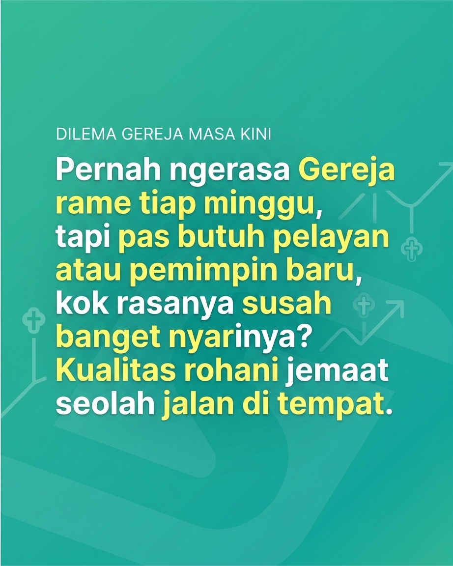 Jangan Sampai Pemuridan di Gerejamu Cuma Jadi Program Formalitas!