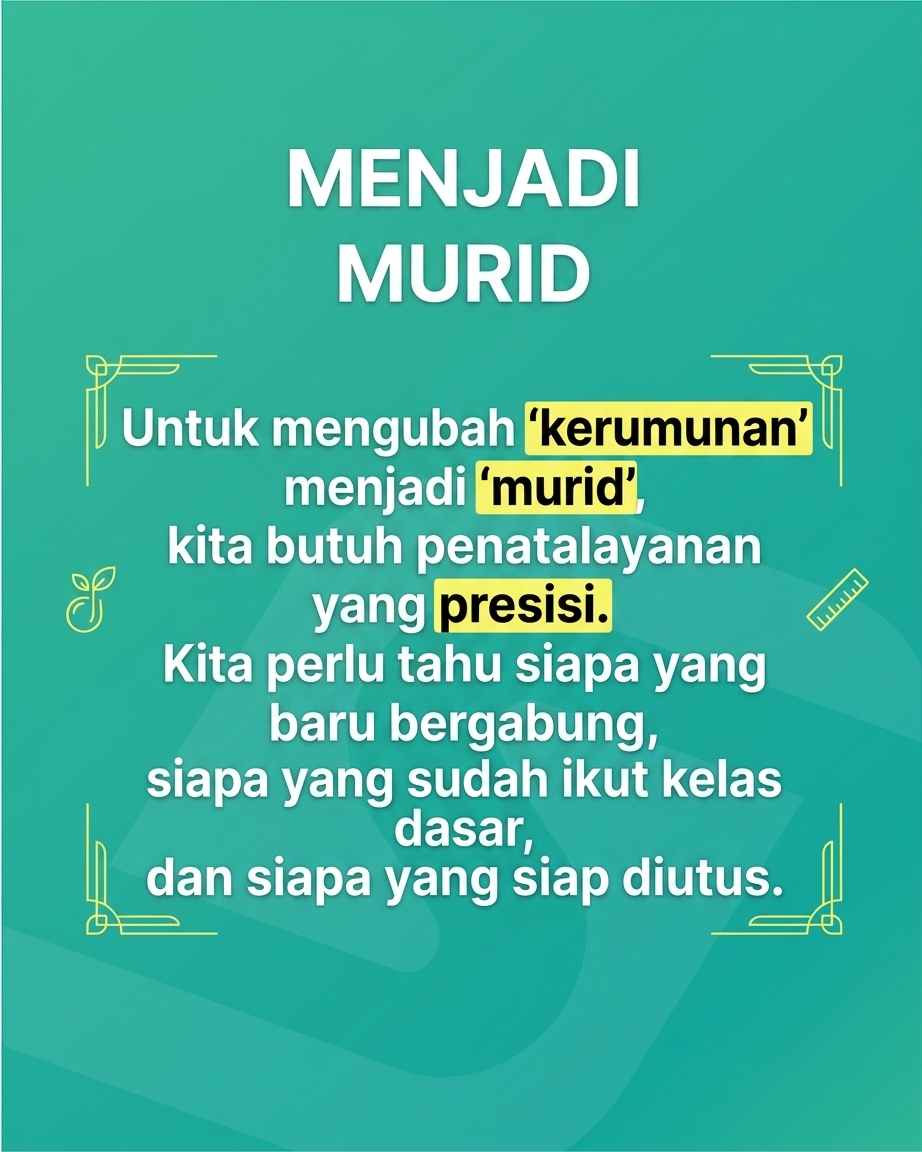Jangan Sampai Pemuridan di Gerejamu Cuma Jadi Program Formalitas!